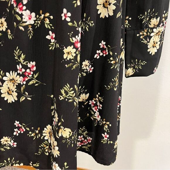 Promesa long sleeve floral mini dress size small - Picture 5 of 14
